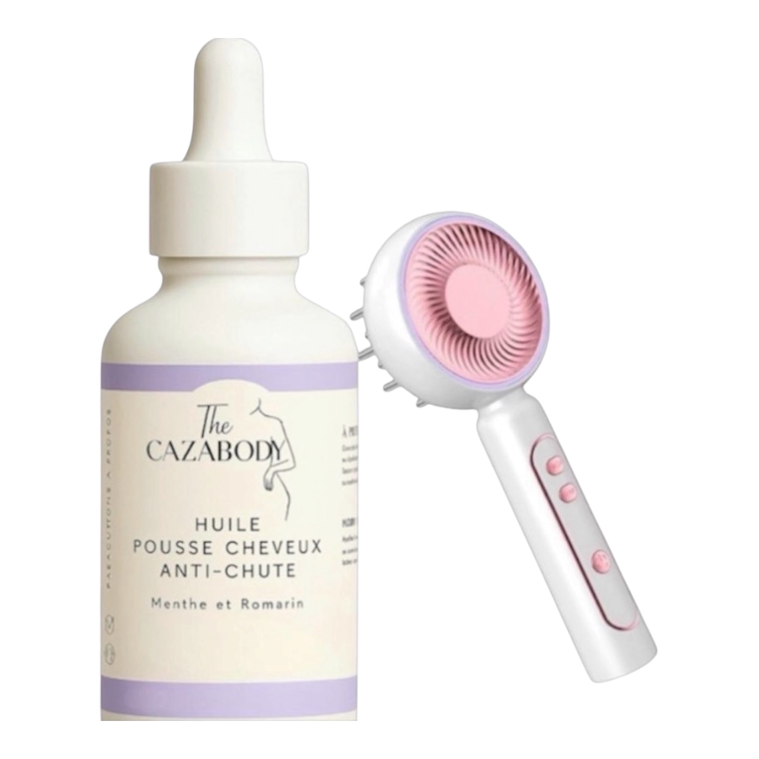 Pack pousse cheveux · Huile romarin & BloomBrush